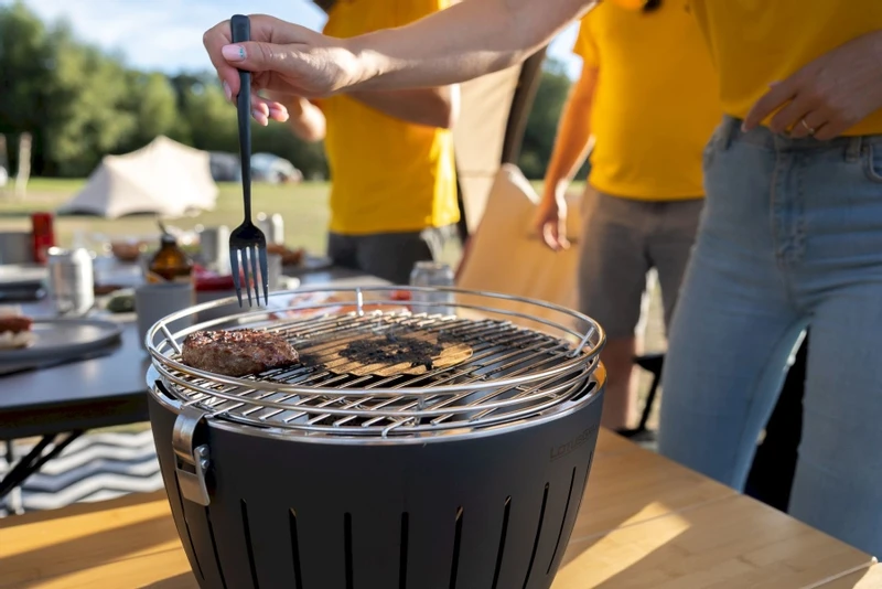 LotusGrill XL Hybrid Houtskoolbarbecue - Rood 11 LotusGrill XL Hybrid Houtskoolbarbecue - Rood - Afbeelding 9