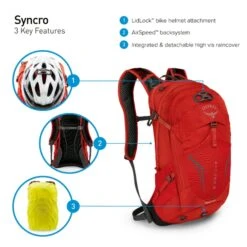 Osprey Syncro Daypack - 20 Liter - Zwart -Buiten Kamperen Winkel osprey syncro features
