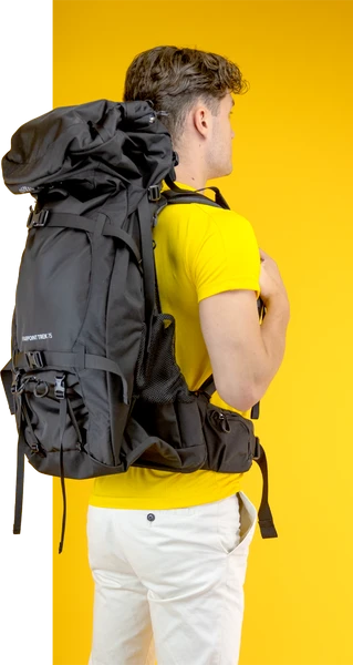 Osprey Farpoint Trek Pack Backpack - 75 Liter - Zwart 4 Osprey Farpoint Trek Pack Backpack - 75 Liter - Zwart - Afbeelding 2