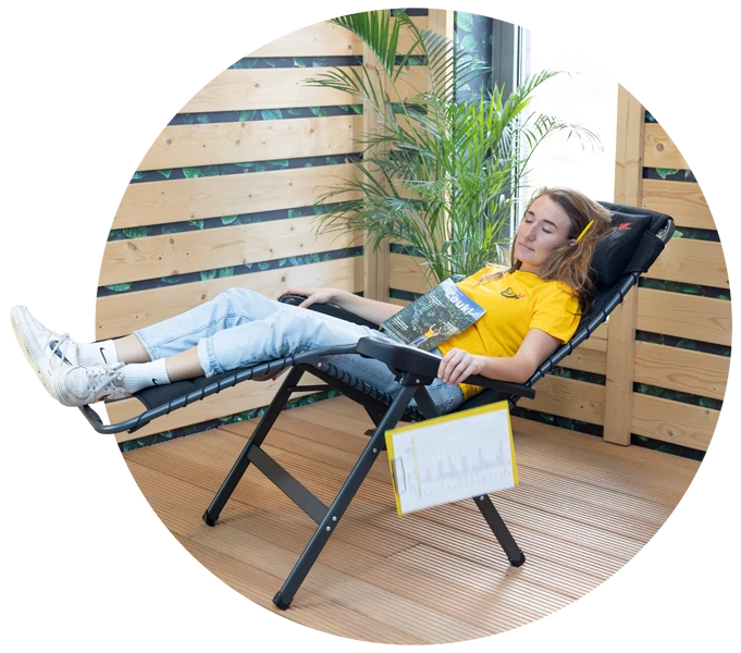 Crespo Air-Deluxe AP-232 Relaxstoel - Zwart 5 Crespo Air-Deluxe AP-232 Relaxstoel - Zwart - Afbeelding 3