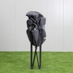 Kampa XL High Back Chair Fog Vouwstoel - Grijs -Buiten Kamperen Winkel xlhighbackfog