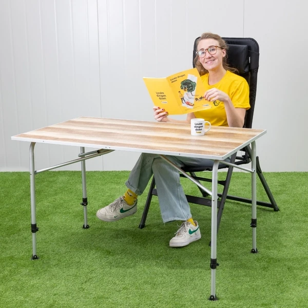 Dometic Zero Light Oak Large Campingtafel - 120 X 70 Cm 7 Dometic Zero Light Oak Large Campingtafel - 120 X 70 Cm - Afbeelding 5